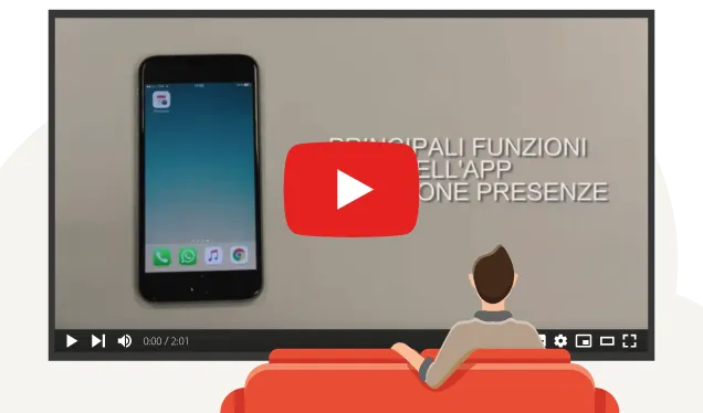 video-tutorial app rilevazione presenze